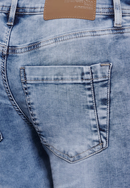 Street One Jeanshose Damen Slim Fit Dunkelblau