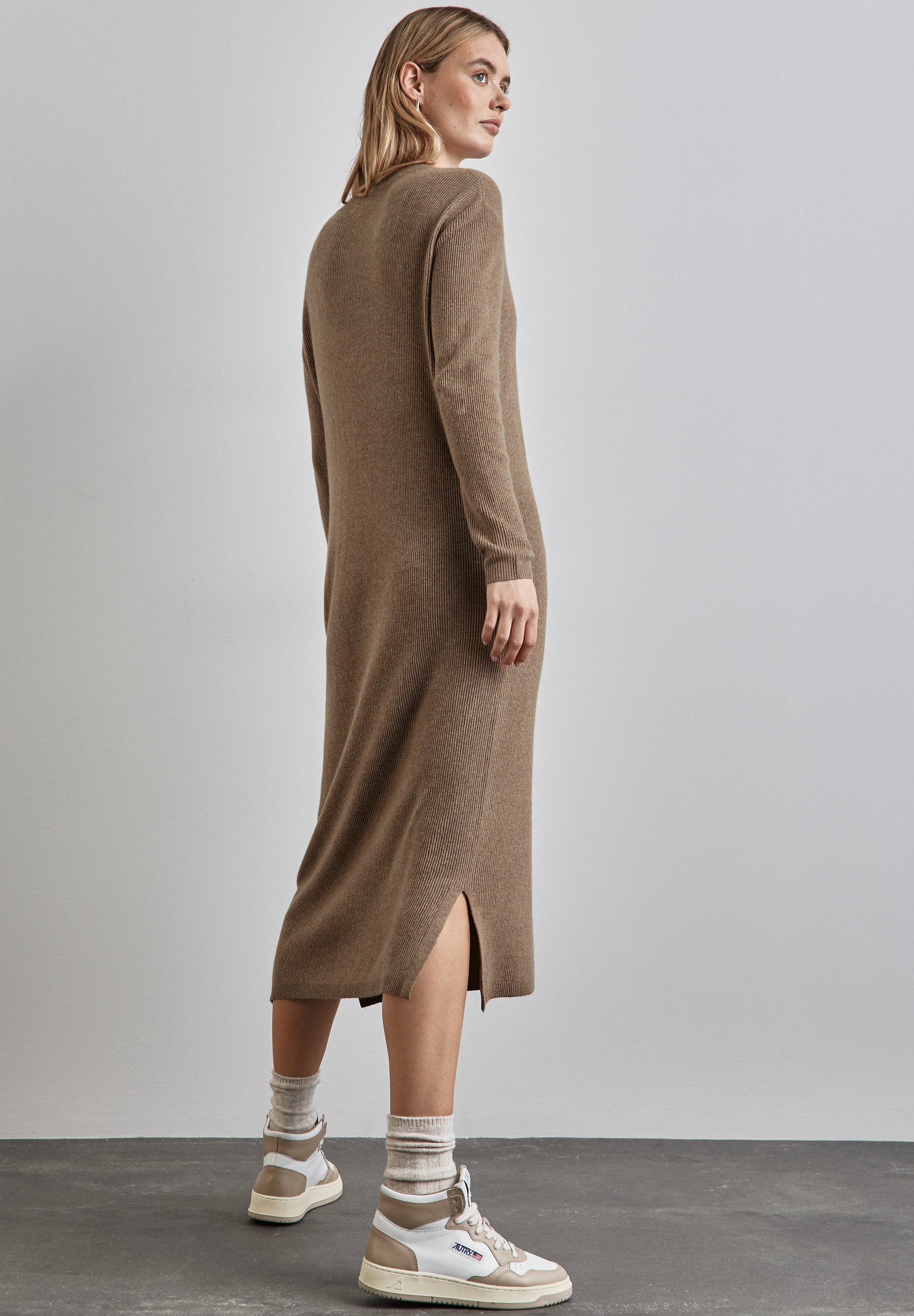 Street One Strickkleid Maxikleid Damen Kuschelig Weich
