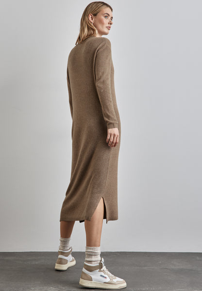 Street One Strickkleid Maxikleid Damen Kuschelig Weich