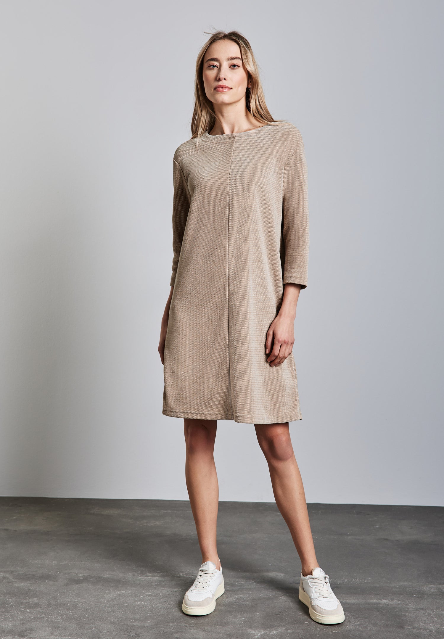 Street One Knielanges Kleid Damen Kuschelig
