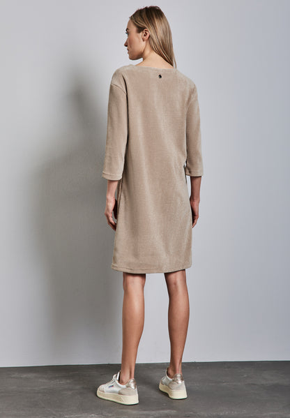 Street One Knielanges Kleid Damen Kuschelig