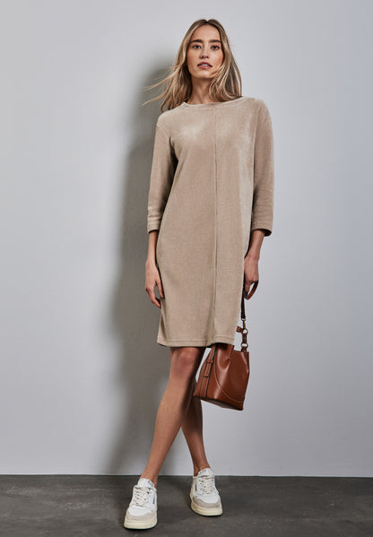 Street One Knielanges Kleid Damen Kuschelig