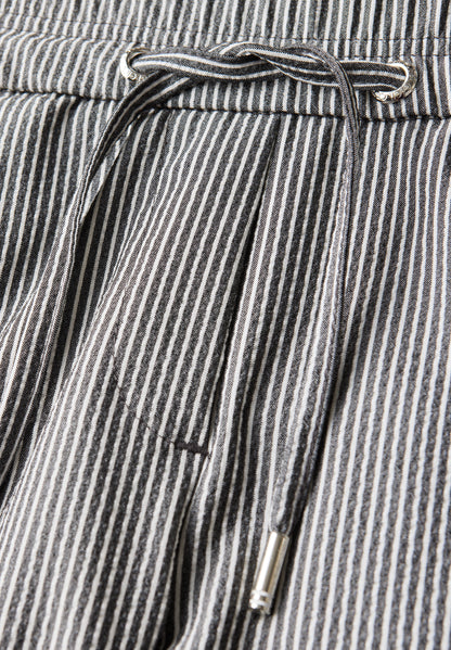 CECIL Seersucker Hose Damen Bequemer Casual Fit