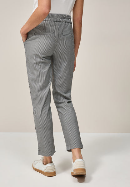 CECIL Seersucker Hose Damen Bequemer Casual Fit