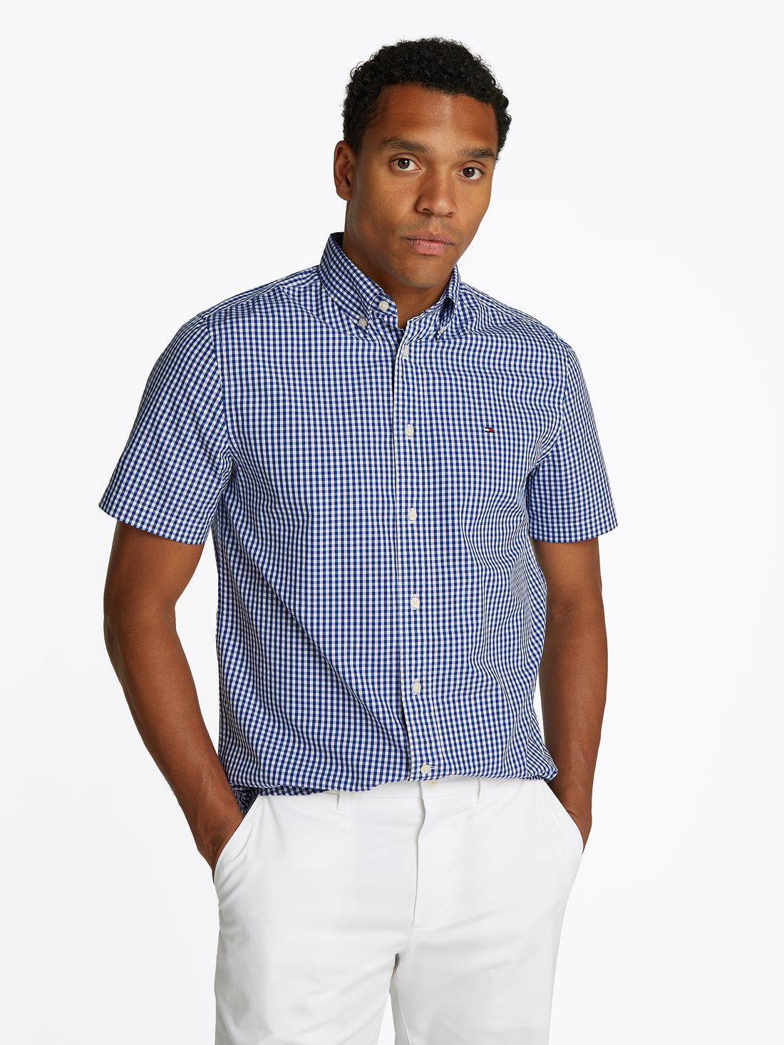Theur Sportswear T-Shirt für Männer in Wedge Blue Check