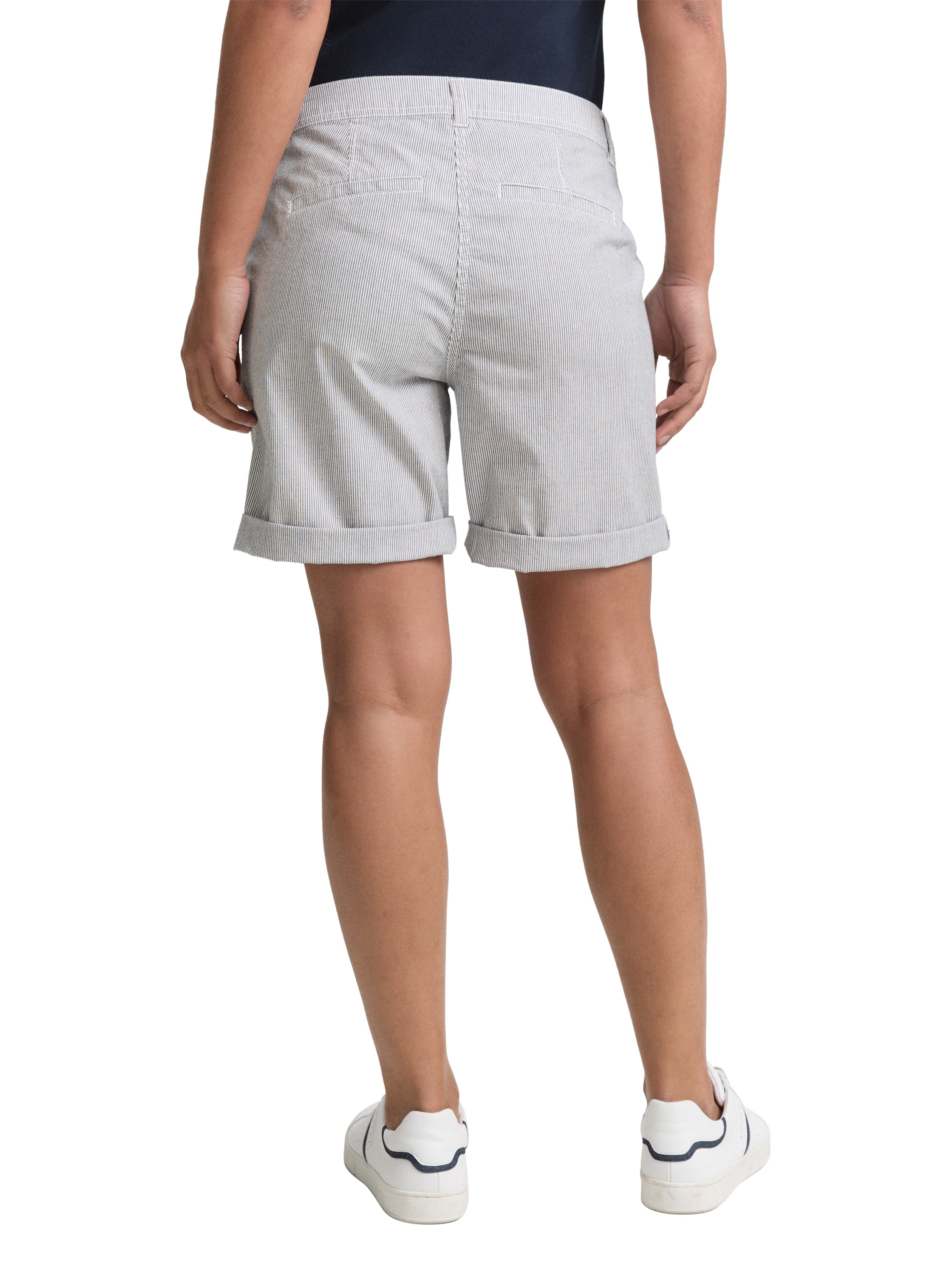 Tom Tailor Denim Chinohose für Erwachsene Weiblich mit seitlichen Eingriffstaschen