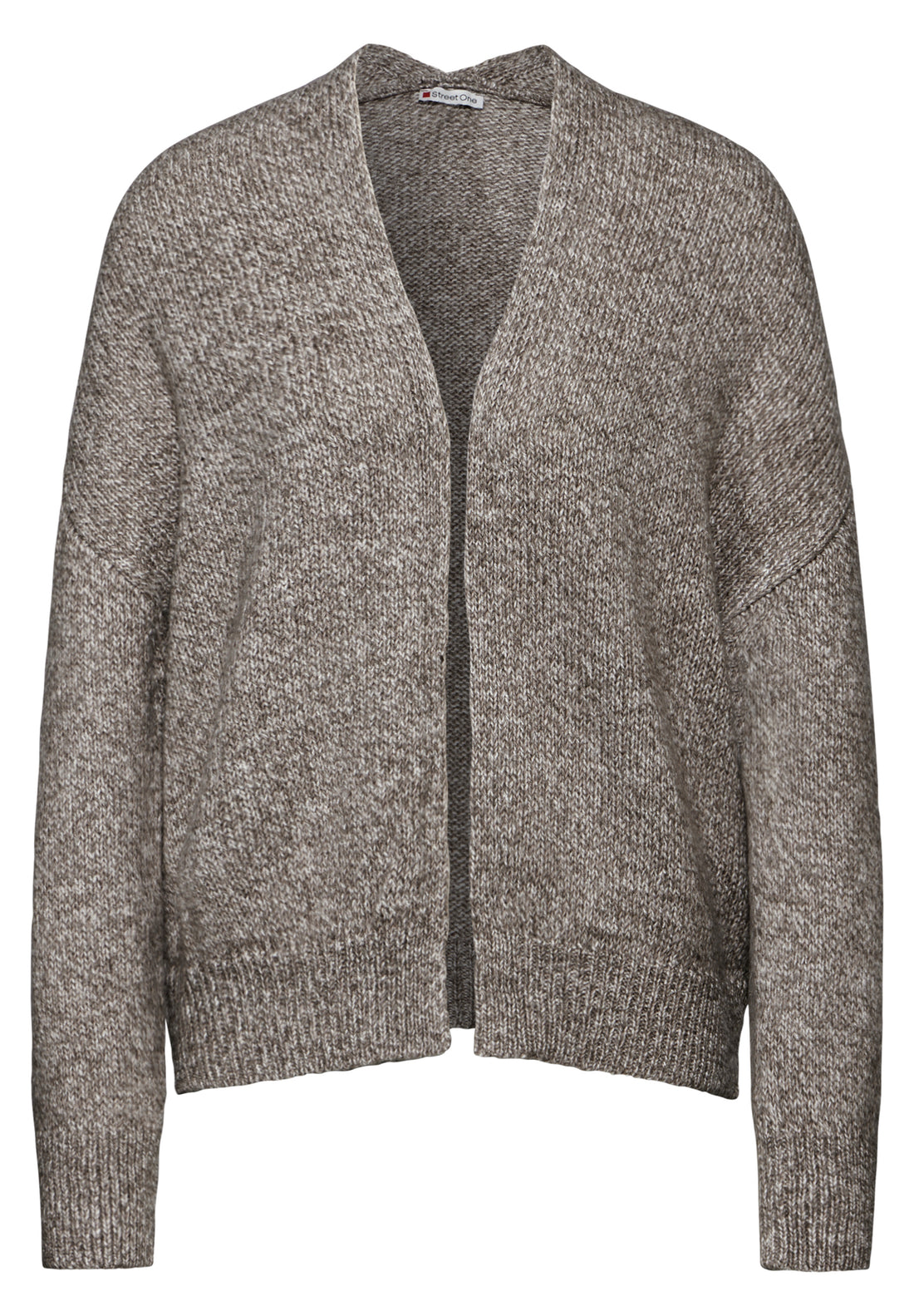 Street One offene Strickjacke Damen morel brown mel.