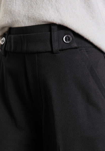 Street One Straight Leg Hose Damen High Waist Stretch Komfort