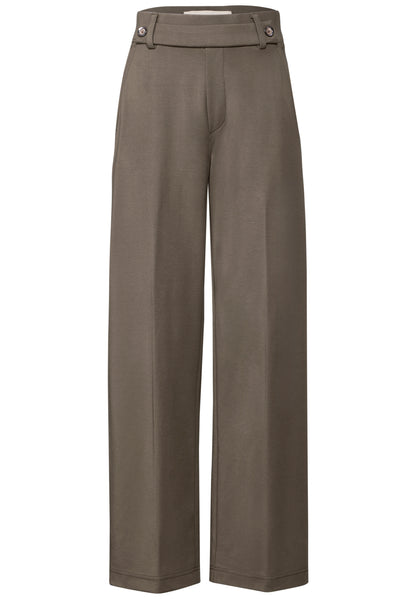 Street One Straight Leg Hose Damen High Waist Stretch Komfort