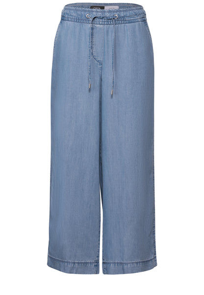 CECIL Loose Fit Damen Jeanshose mit High Waist und Wide Legs