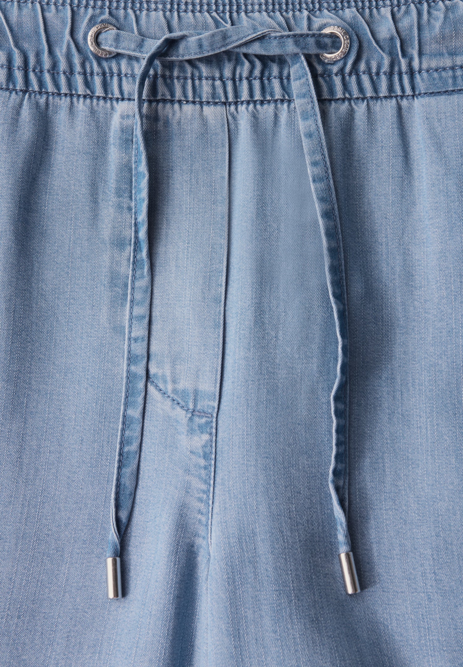 CECIL Loose Fit Damen Jeanshose mit High Waist und Wide Legs