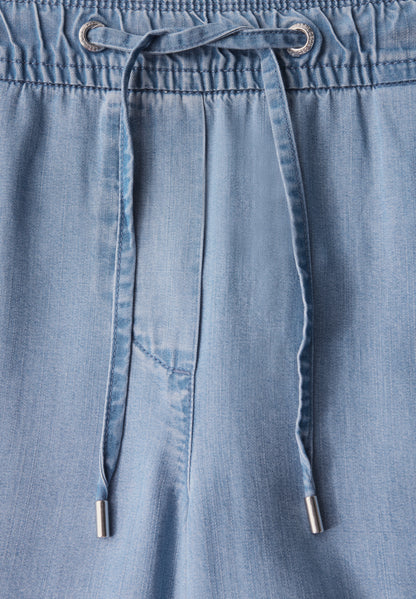 CECIL Loose Fit Damen Jeanshose mit High Waist und Wide Legs