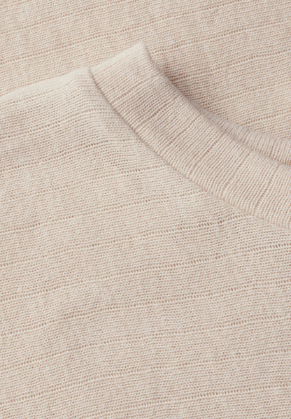 Street One Damen-Shirt mit Strukturstreifen und lässiger Silhouette