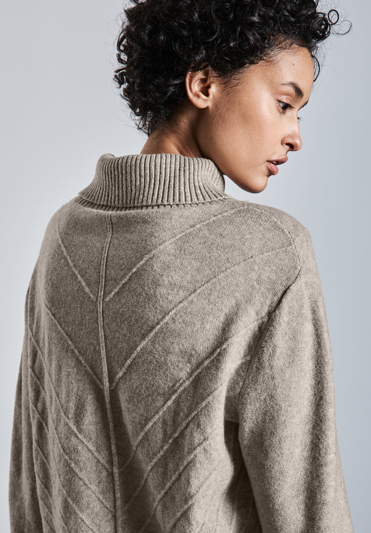 Street One Strickpullover Damen Rollkragen Langarm Strukturmuster