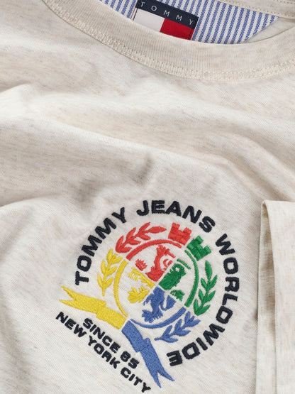 Theur Basic T-Shirt Herren Beige