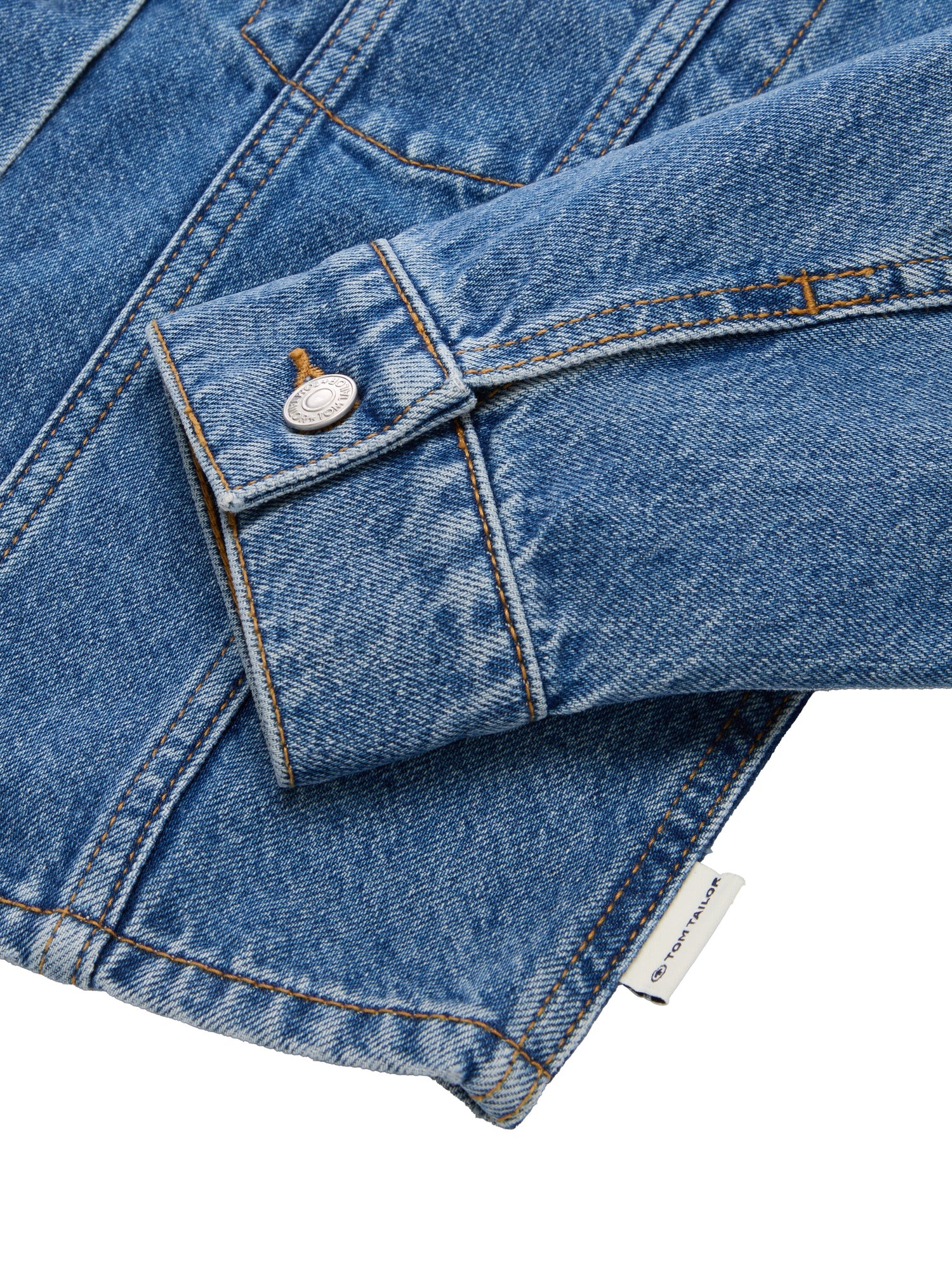 Tom Tailor Denim Cropped Jeansjacke Kinder Weiblich clean mid stone blue denim