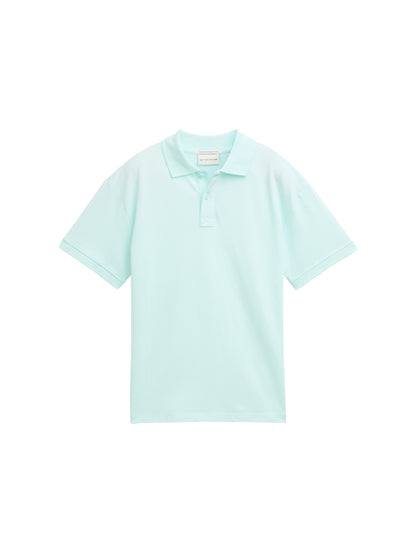 Tom Tailor Denim Kinder Oversized Polohemd aus Piqué-Stoff für Jungen