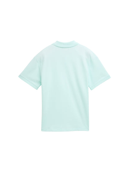 Tom Tailor Denim Kinder Oversized Polohemd aus Piqué-Stoff für Jungen