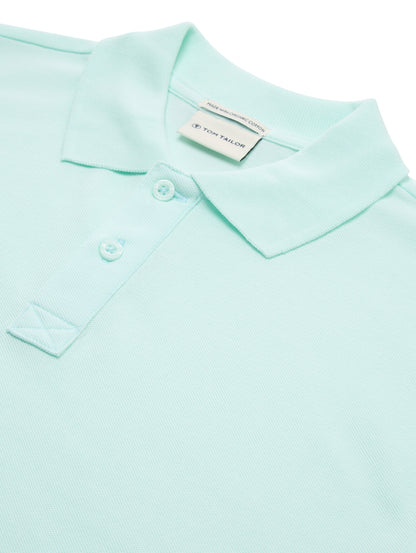 Tom Tailor Denim Kinder Oversized Polohemd aus Piqué-Stoff für Jungen