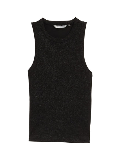 Tom Tailor Denim Eng anliegendes Top für Damen mit Glitzer-Effekt