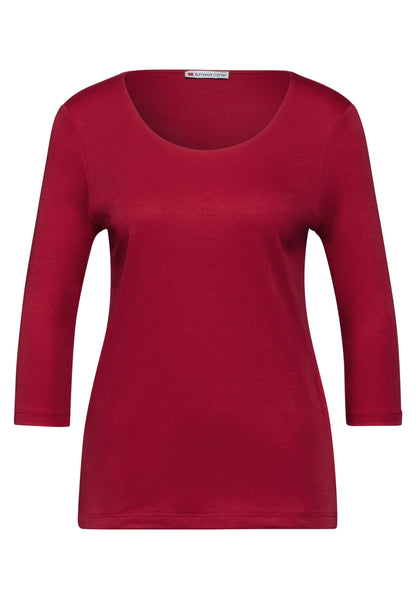 Street One Damenshirt Pania 3/4 Arm Gedoppelte Front
