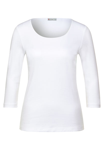 Street One Damenshirt Pania 3/4 Arm Gedoppelte Front