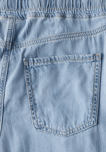 Street One Wide Leg Jeans Damen Loose Fit High Waist Baumwoll-Lyocellmix