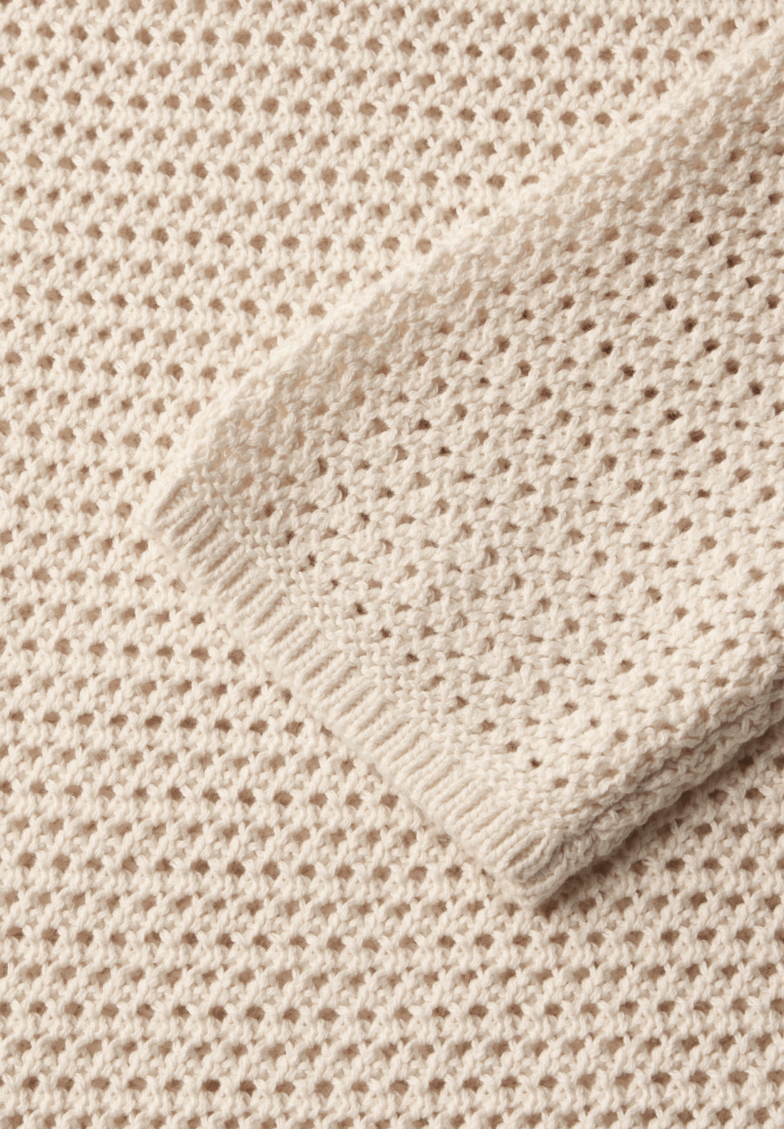 Street One Strickpullover Damen Lochstruktur Baumwolle