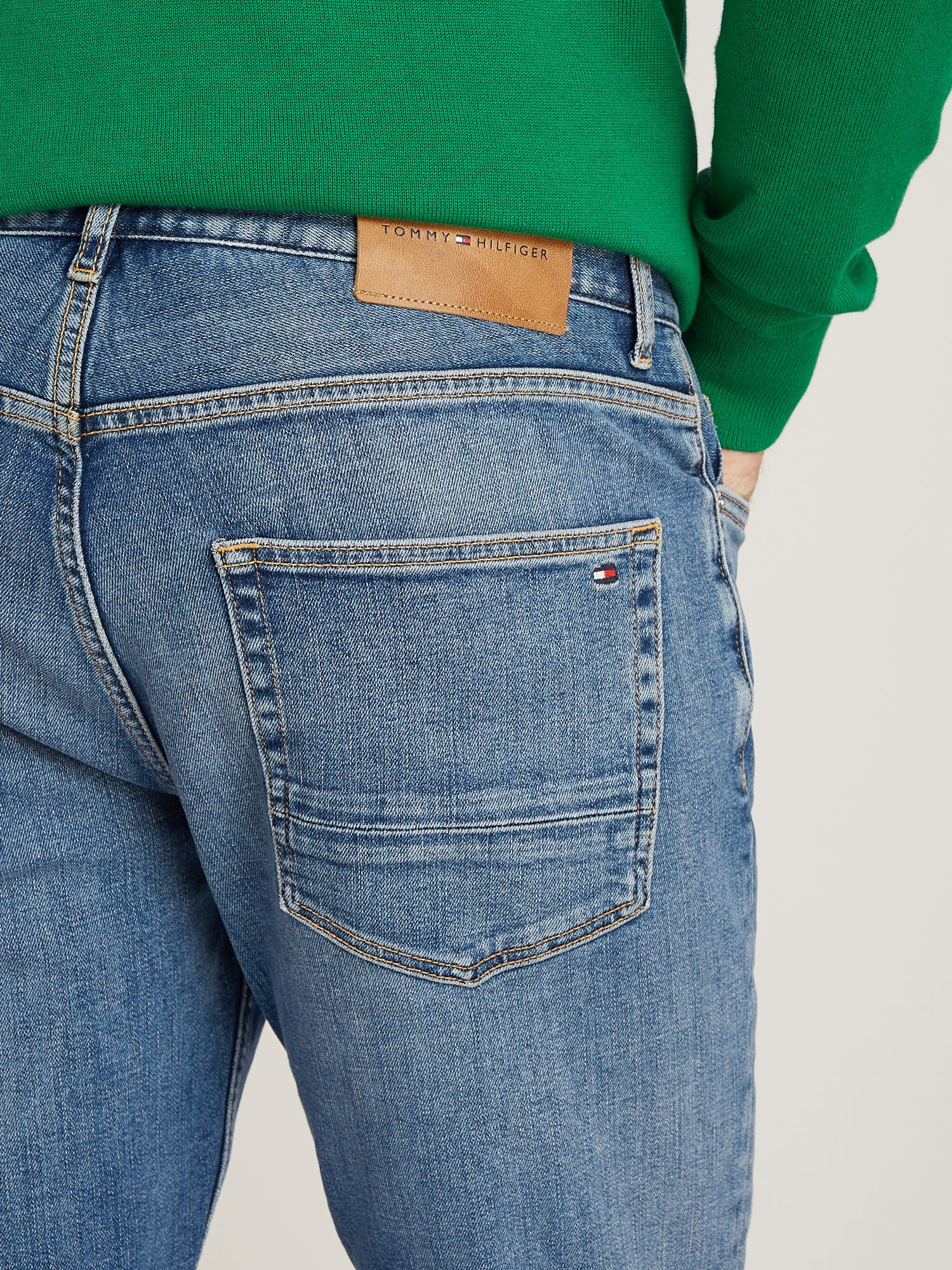 Theur Leichte Blaue Regenerative Baumwollmischung Herren Jogginghose