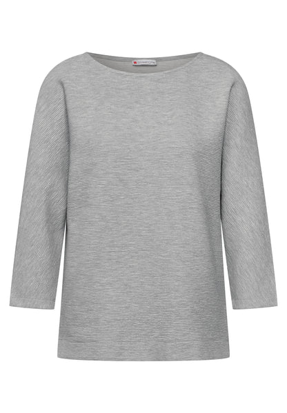 Street One Damenshirt 3/4-Arm mit U-Boot-Ausschnitt