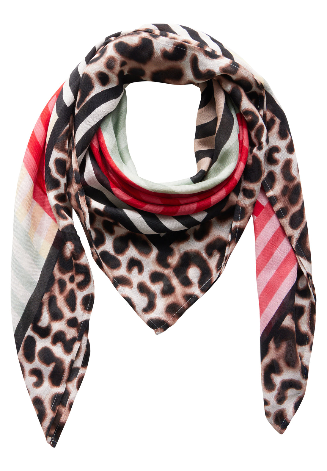 Street One Quadratisches Tuch Damen Weicher Mustermix Modal
