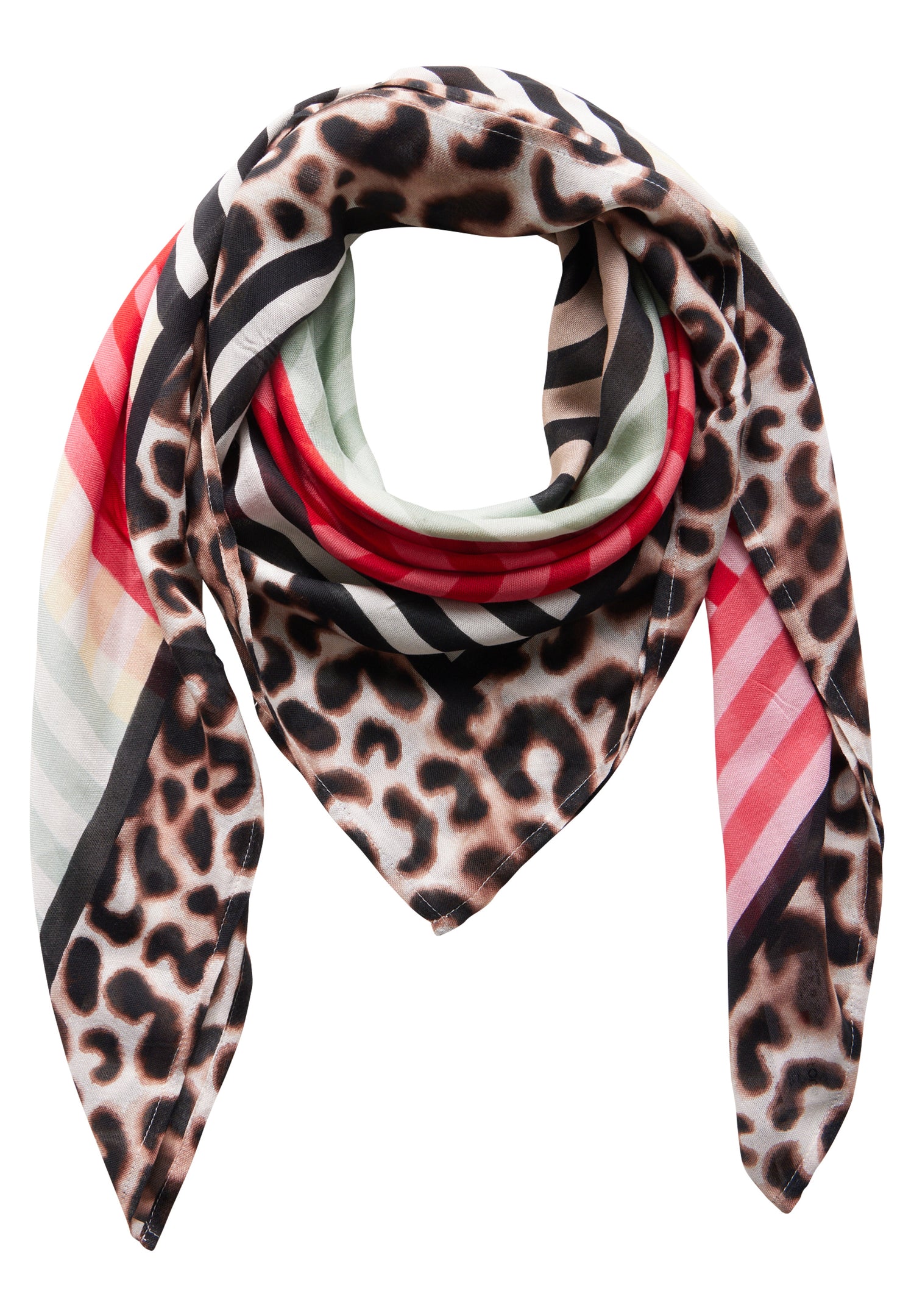 Street One Quadratisches Tuch Damen Weicher Mustermix Modal