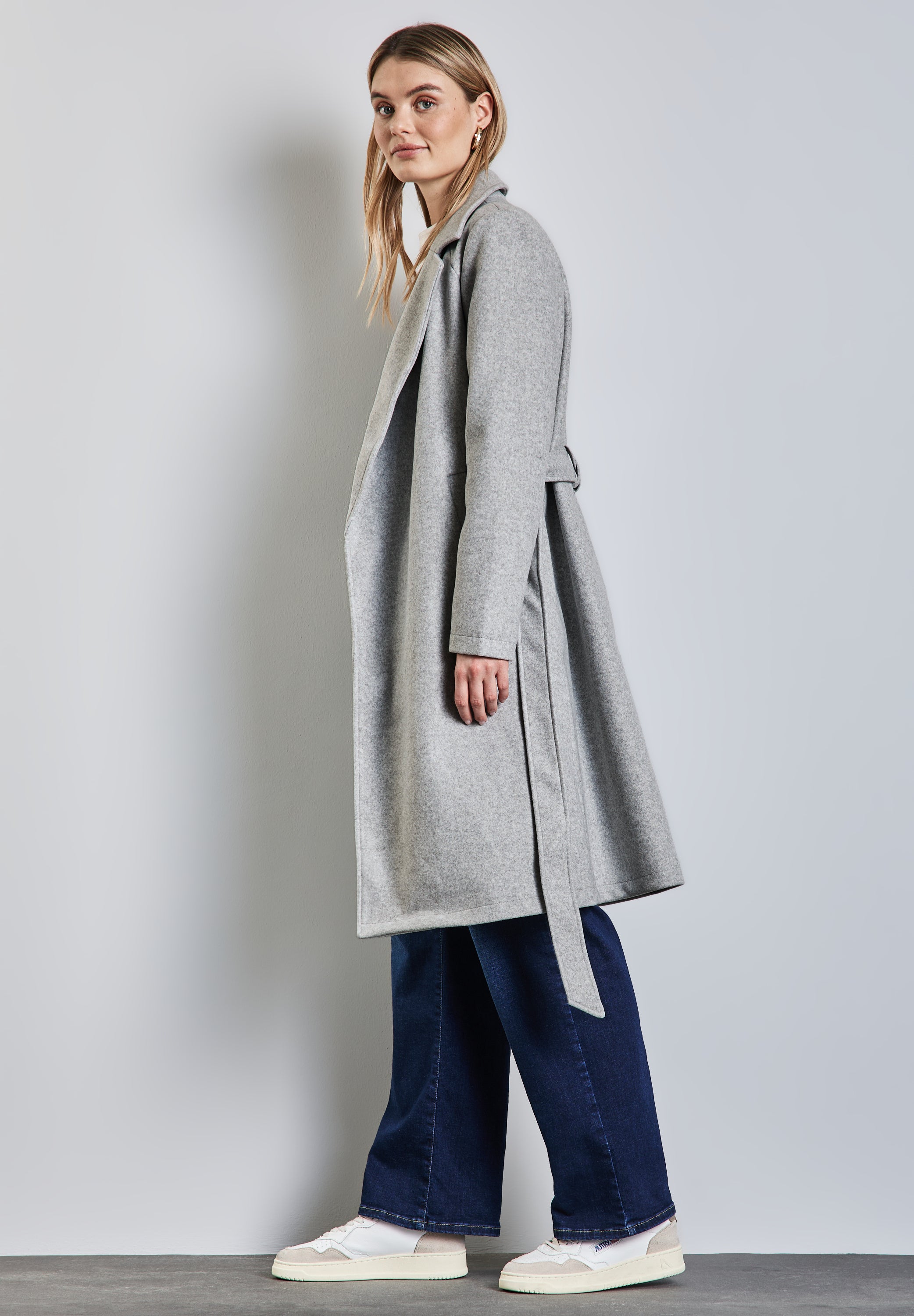 Street One Revers-Mantel Damen Warm und feminin
