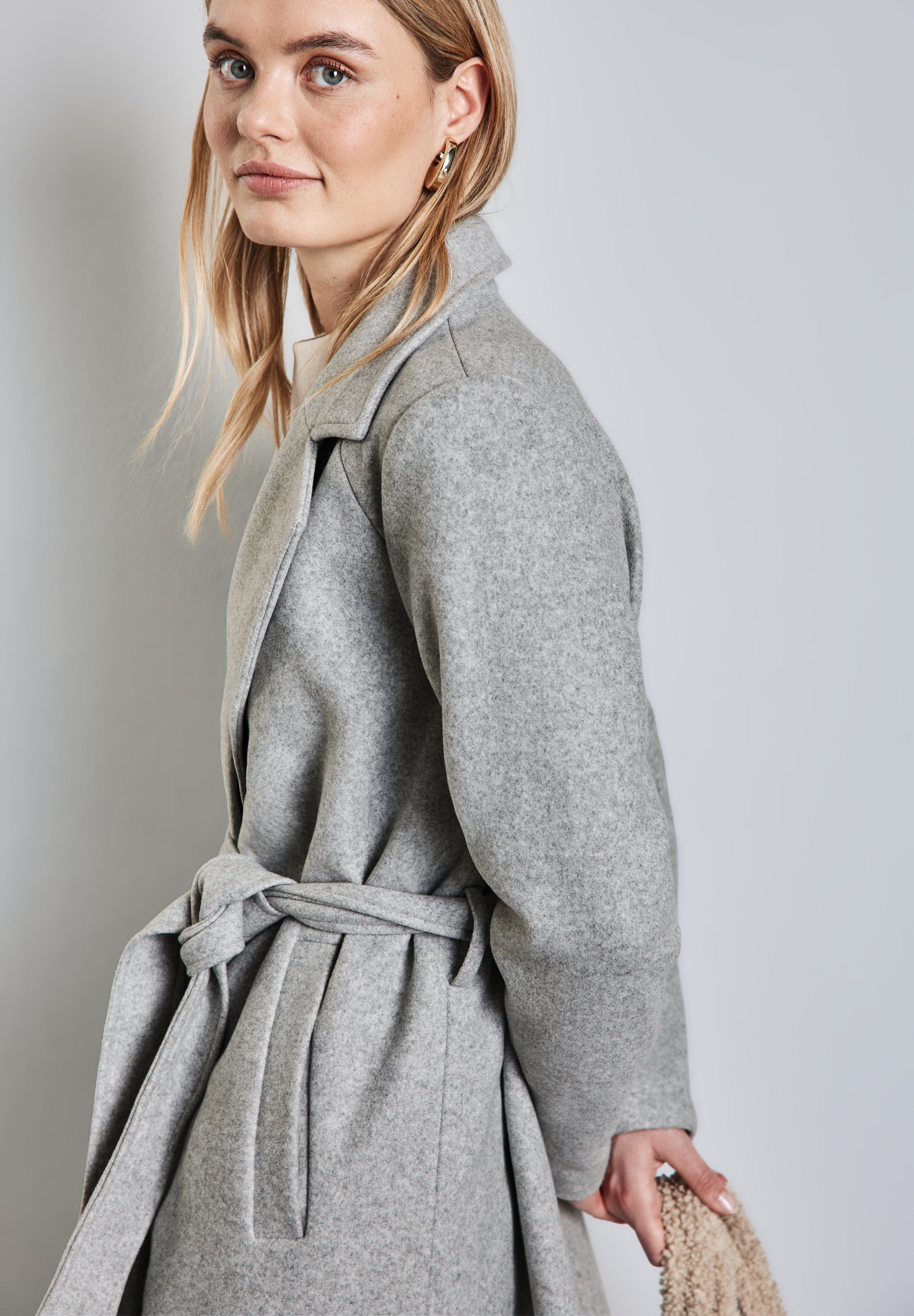 Street One Revers-Mantel Damen Warm und feminin