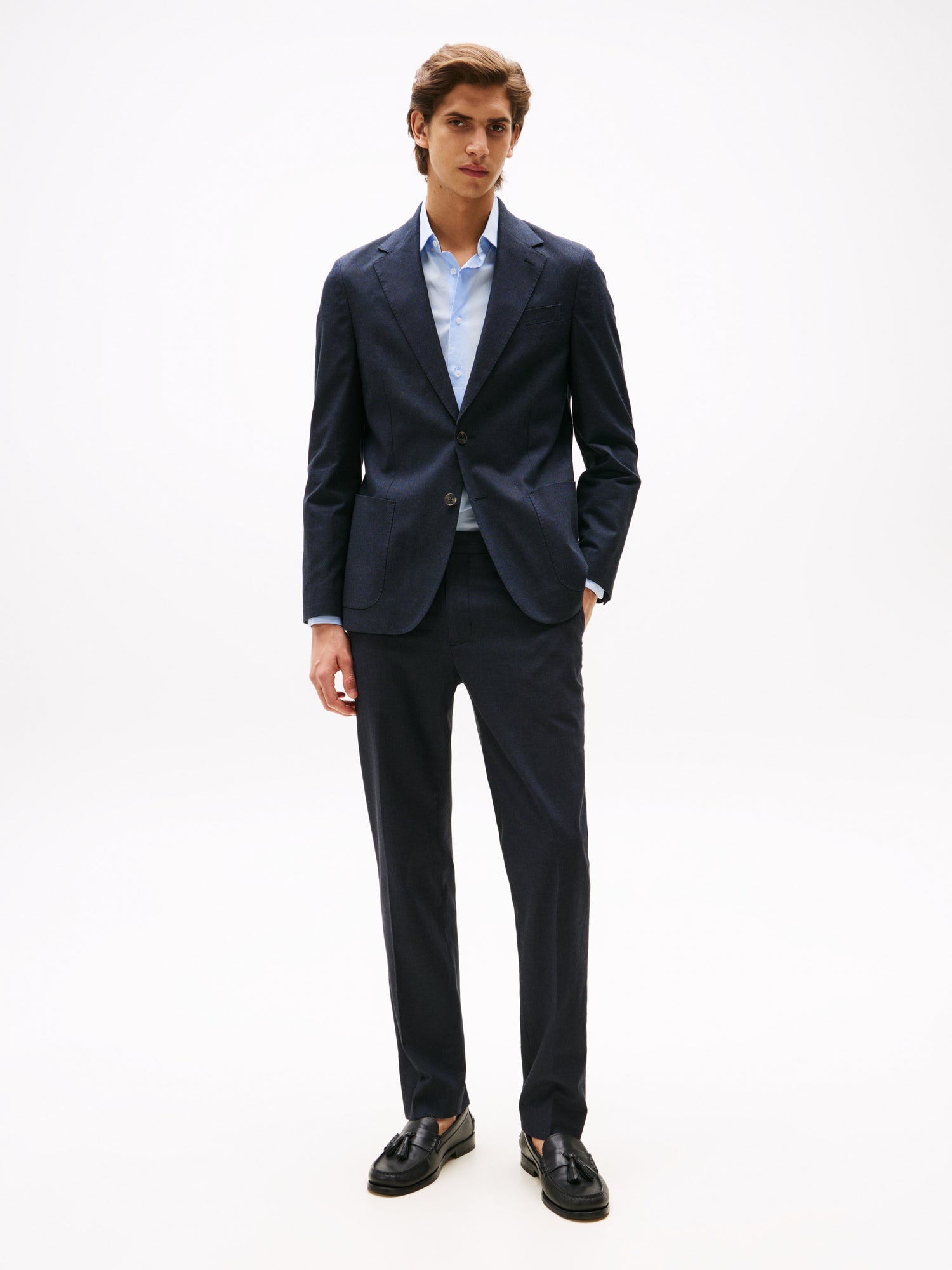 TheUR Stretch-Jeans für Herren in Carbon Navy/Desert Sky