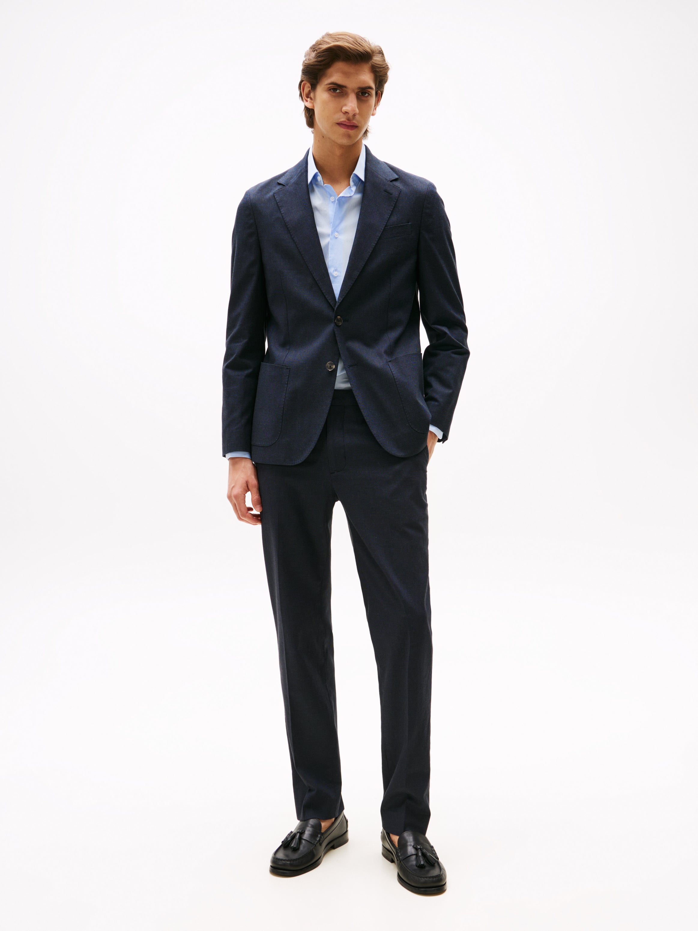 TheUR Stretch-Jeans für Herren in Carbon Navy/Desert Sky