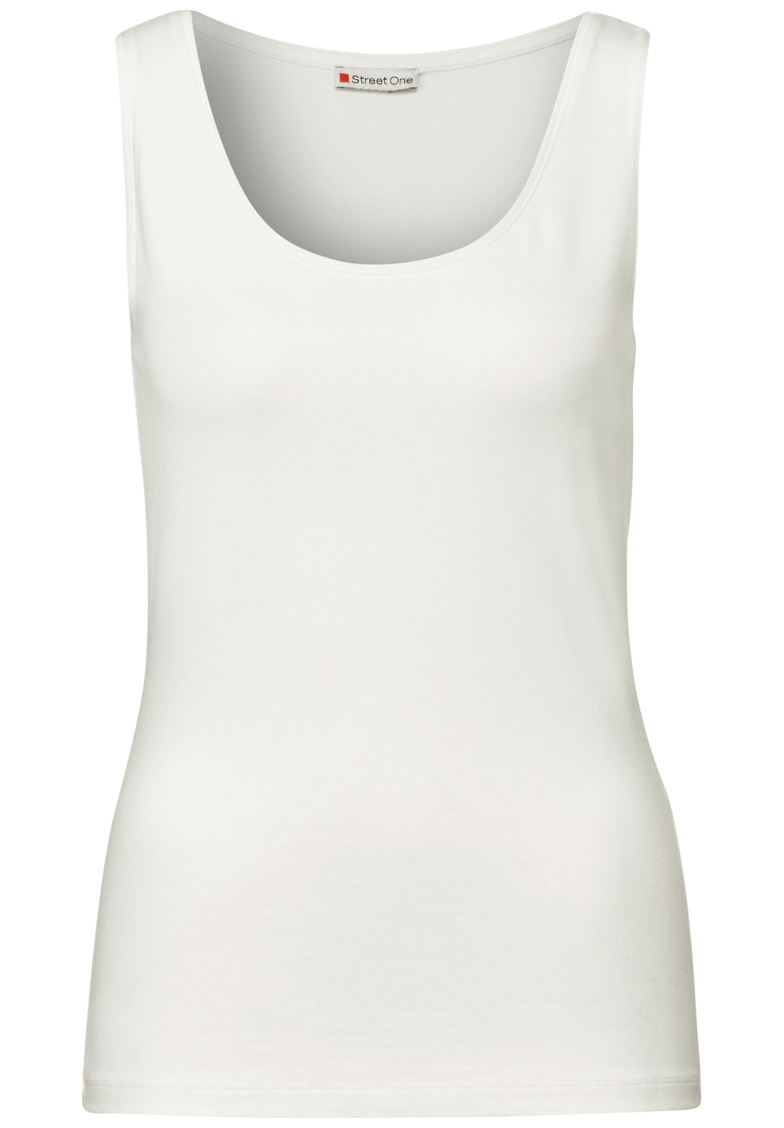 Street One Basic Top Anni Damen Stretch-Materialmix