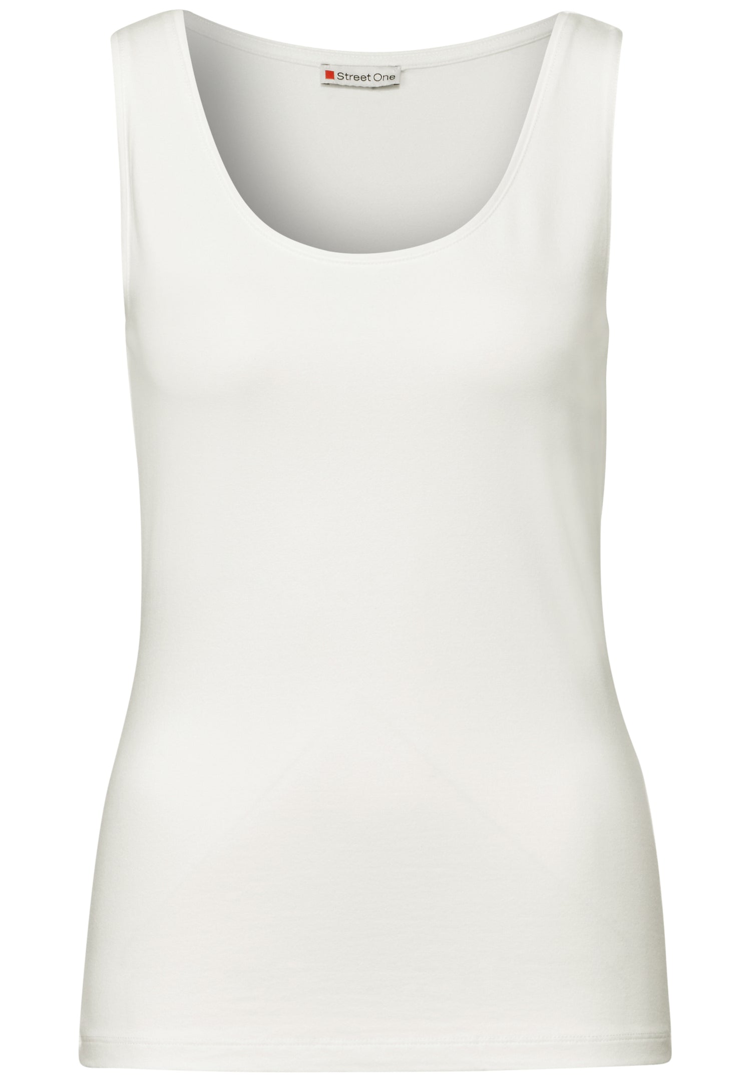 Street One Basic Top Anni Damen Stretch-Materialmix