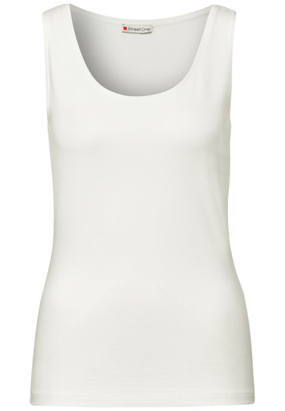 Street One Basic Top Anni Damen Stretch-Materialmix