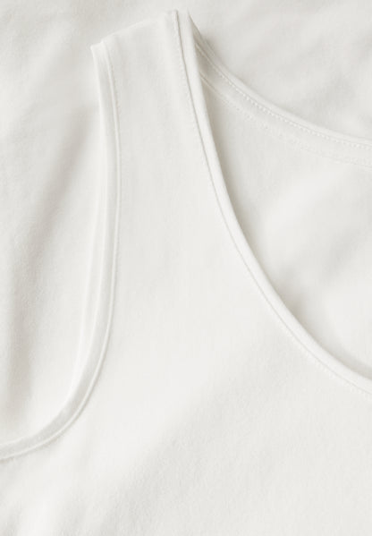 Street One Basic Top Anni Damen Stretch-Materialmix
