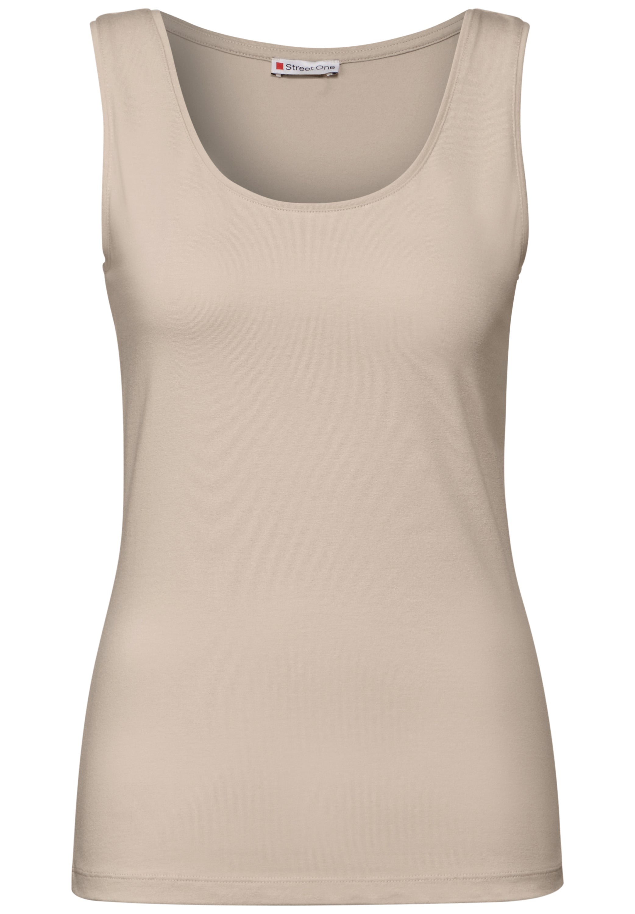 Street One Basic Top Anni Damen Stretch-Materialmix