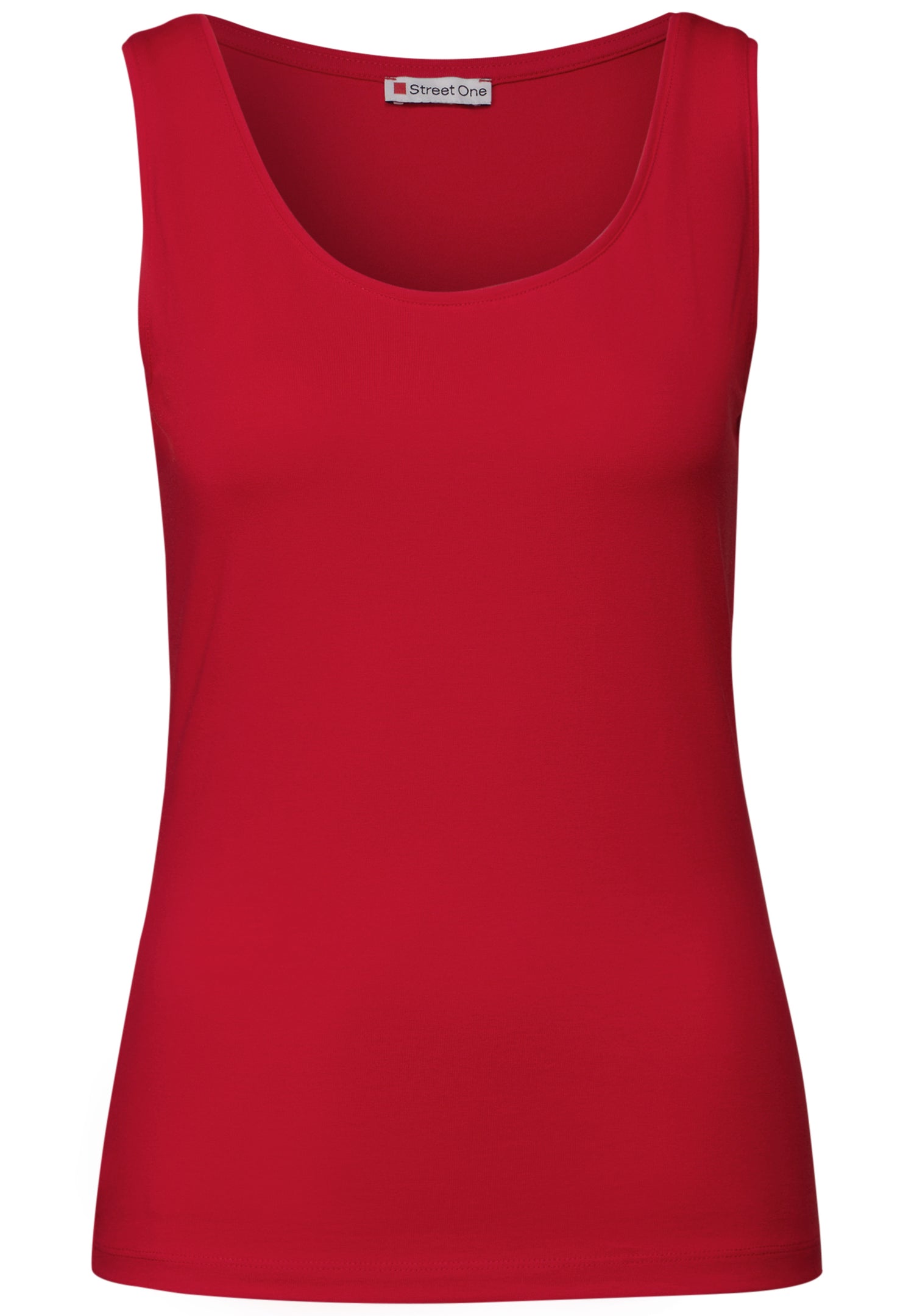 Street One Basic Top Anni Damen Stretch-Materialmix