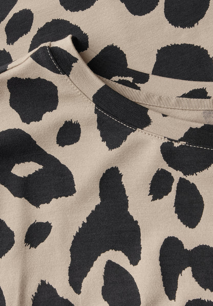 Street One Kurzarmshirt Damen Animal Print Moderner Look