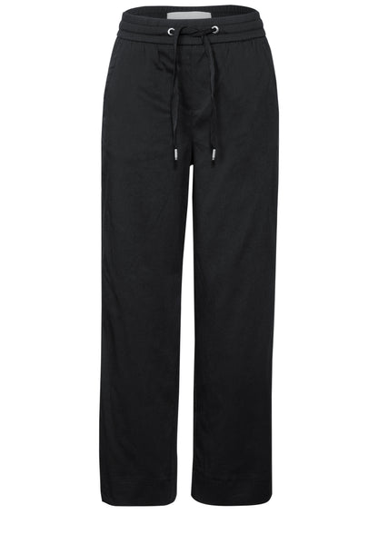 Street One Damen Hose Casual Fit High Waist Straight Legs Bequem