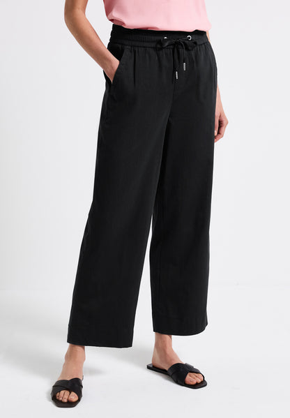 Street One Damen Hose Casual Fit High Waist Straight Legs Bequem