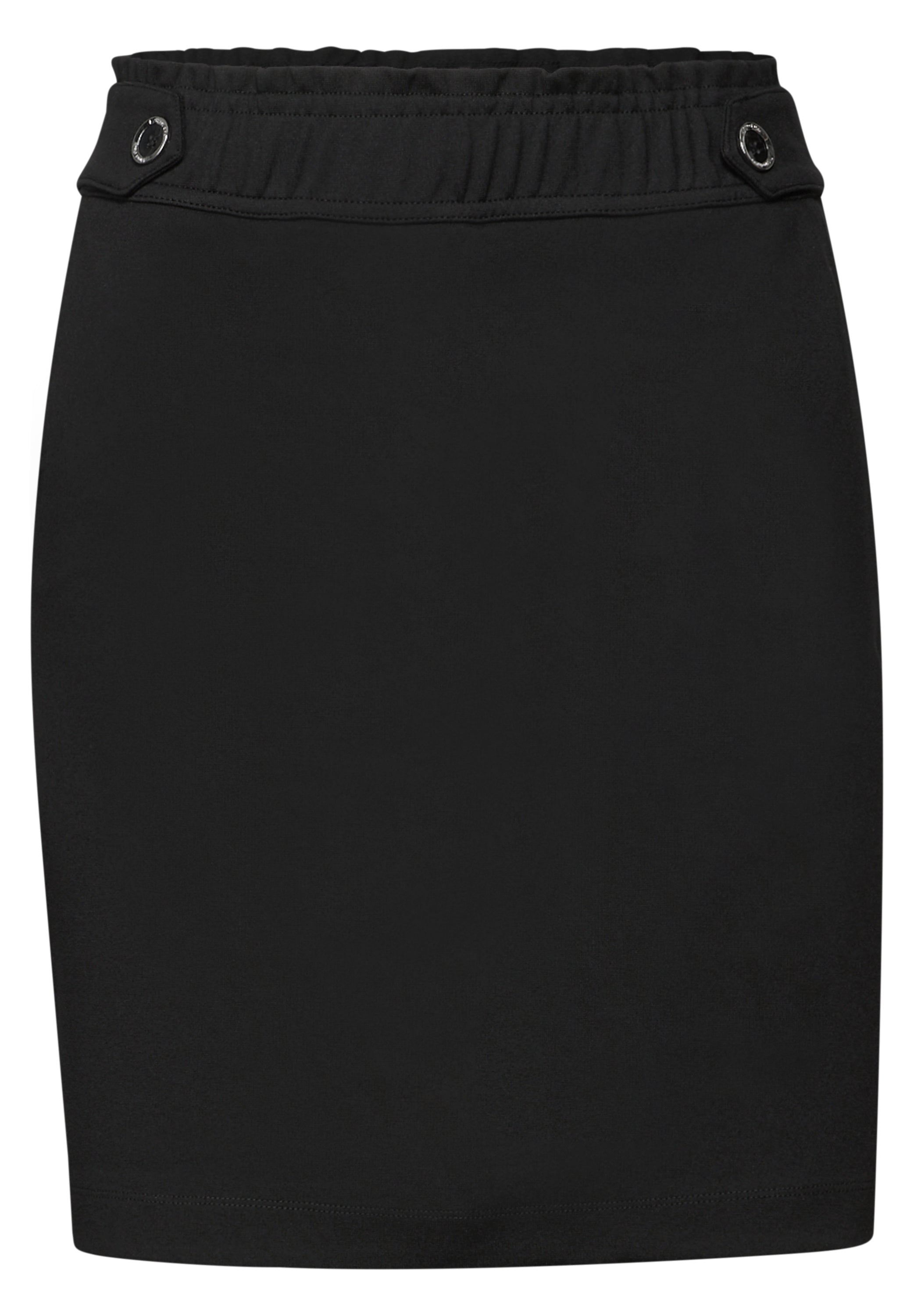Street One Knielanger Paperbag-Rock Damen Elastischer Bund