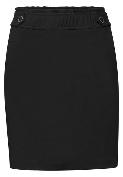 Street One Knielanger Paperbag-Rock Damen Elastischer Bund