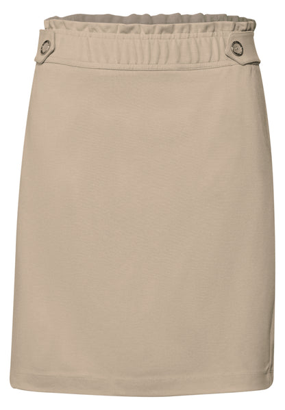 Street One Knielanger Paperbag-Rock Damen Elastischer Bund