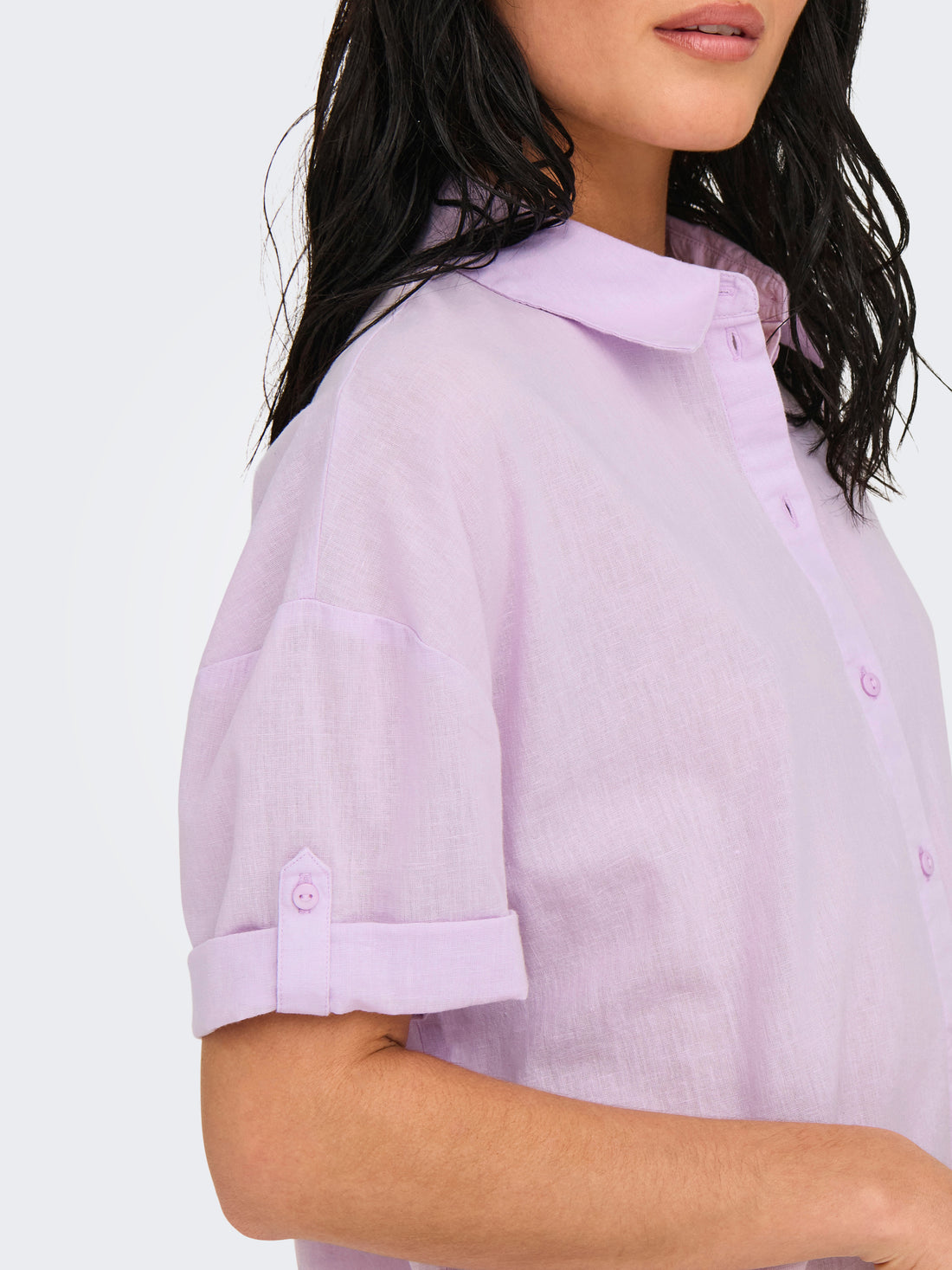 Bestseller Damen Bluse Leinen-Baumwollbluse Sommer