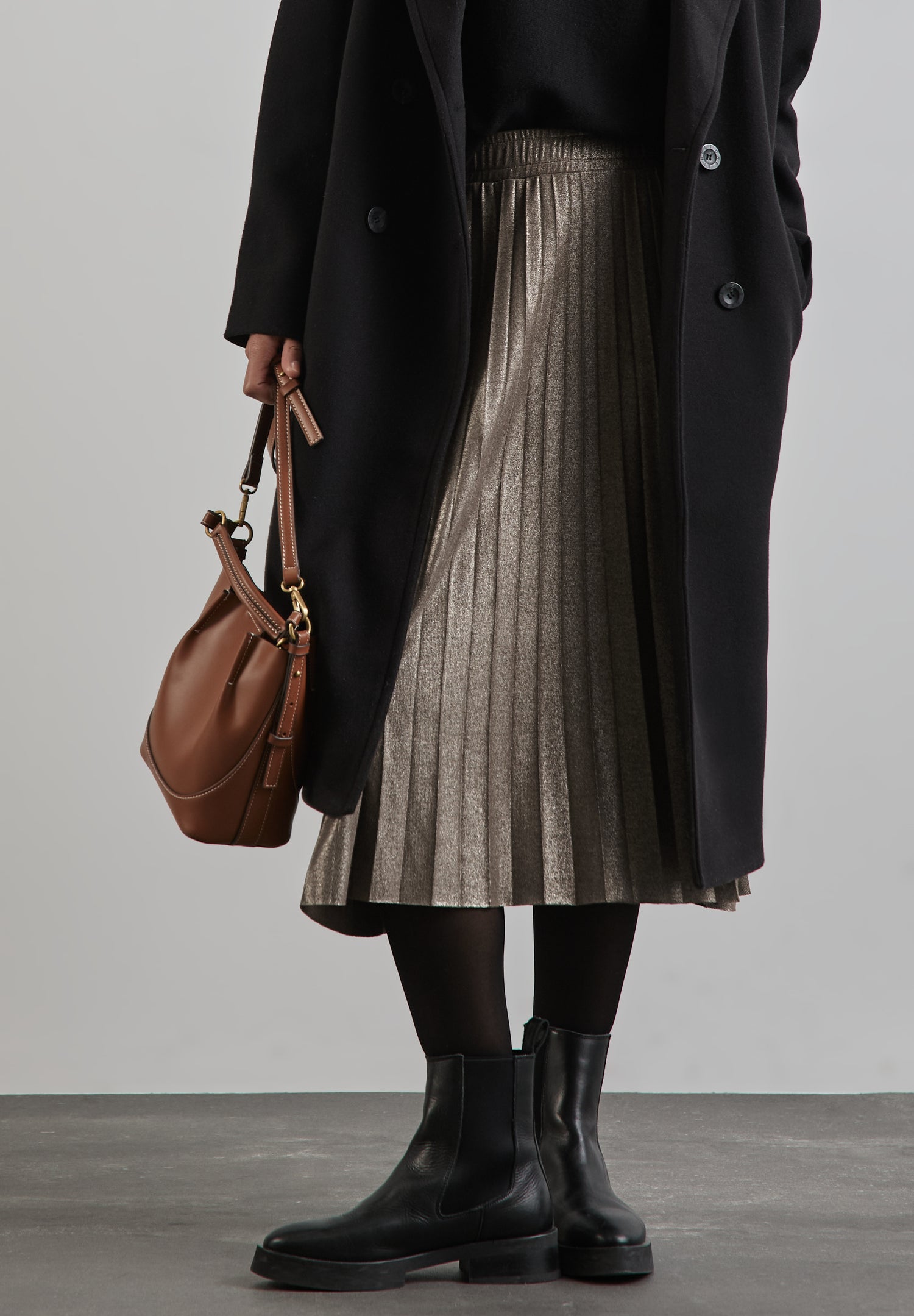 Street One Midi-Rock Damen sparkling beige